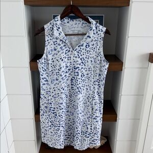 Tommy Bahama Lavender and Cream Patterned Top